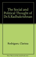 The Social and Political Thought of Dr.S.Radhakrishnan