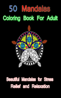 50 mandalas coloring book for adult