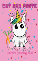 Cut And Paste Unicorn Coloring Book