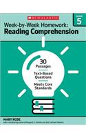 Week-By-Week Homework: Reading Comprehension Grade 5