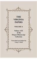 The Virginia Papers, Volume 4, Volume 4zz of the Draper Manuscript Collection