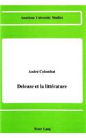 Deleuze Et La Littérature