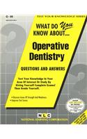 Operative Dentistry: Passbooks Study Guide