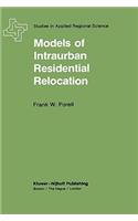 Models of Intraurban Residential Relocation