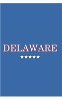 Delaware: Journal. Notebook. Diary. Blank Lined Paper. 120 Pages