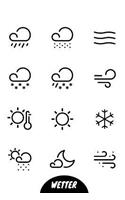 Wetter: A5 Wettertagebuch mit Icons & Platz für besondere Ereignisse - 52 Wochen - 365 Tage - Softcover