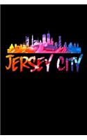 Jersey City: Jersey City Skyline Vintage Paint Journal (Jersey City Gifts for Girls)