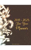 2019-2023 Five Year Planner Monthly Schedule Organizer