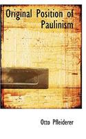 Original Position of Paulinism