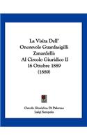 Visita Dell' Onorevole Guardasigilli Zanardelli