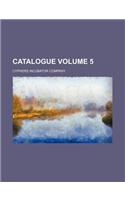 Catalogue Volume 5