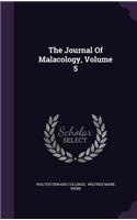 The Journal Of Malacology, Volume 5