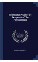 Formulario Practico de Terapeutica y de Farmacologia