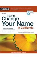 How to Change Your Name in California