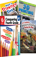 Conquering Fourth Grade, 4-Book Set: (Learn-at-Home)