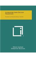 Literature and Occult Tradition