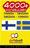 4000+ Finnish - Swedish Swedish - Finnish Vocabulary