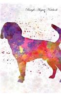 Beagle August Notebook Beagle Record, Log, Diary, Special Memories, To Do List, Academic Notepad, Scrapbook & More