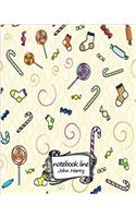 Lined Candy Design Journal / Notebook / Diary: Notebook / Journal / Diary