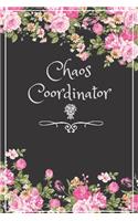 Chaos Coordinator: Black and Pink Edition - Keep Track - Daily Record about Personal Cash Management (Cost, Spending, Expenses) - Ideal for Travel Cost, Family Trip (6(2 Expense Tracker)
