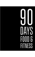 90 day food + fitness journal