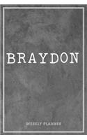 Braydon Weekly Planner
