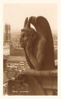 Vintage Journal Gargoyle on Notre Dame Cathedral: (Pocket Sized - Found Image Press Journals)