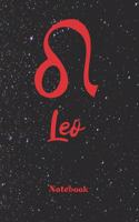 Zodiac Sign Leo Notebook