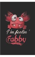 Crab Notebook: Diary Journal 6x9 inches with 120 Lined Pages