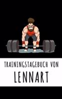 Trainingstagebuch von Lennart: Personalisierter Tagesplaner für dein Fitness- und Krafttraining im Fitnessstudio oder Zuhause