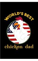 World's Best Chicken Dad: Hangman Puzzles - Mini Game - Clever Kids - 110 Lined Pages - 6 X 9 In - 15.24 X 22.86 Cm - Single Player - Funny Great Gift