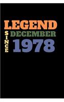 Legend since December 1978