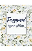 Password keeper notebook