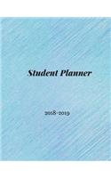 Student Planner 2018-2019: Student Planner Book, High School Student Planners, Undated Student Planner, College Weekly Planner, Elementary Student Planners, 2018-2019 Academic Planner, Light Blue Theme