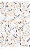 2019 Planner: Daily Weekly & Monthly Organizer Agenda Floral Fall Pattern Cover