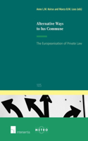 Alternative Ways to Ius Commune: The Europeanisation of Private Law Volume 105