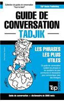Guide de conversation Français-Tadjik et vocabulaire thématique de 3000 mots: (283 French Collection)