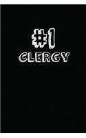 #1 Clergy: Blank Lined Composition Notebook Journals to Write in