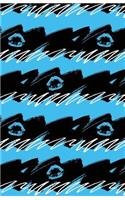 Journal Notebook Blue Lips - Abstract Blue and Black Pattern: Blank Journal To Write In, Unlined For Journaling, Writing, Planning and Doodling, For Women, Men, Kids, 160 Pages, Easy To Carry Size(61 Plain Journal)