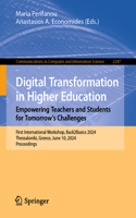 Digital Transformation in Higher Education. Empowering Teachers and Students for Tomorrow's Challenges