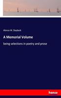 A Memorial Volume