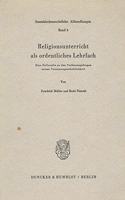 Religionsunterricht ALS Ordentliches Lehrfach