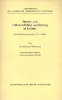 Studien Zur Volkstumlichen Aufklarung in Estland: Friedrich Gustav Arvelius (1753-1806)