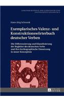 Exemplarisches Valenz- und Konstruktionswoerterbuch deutscher Verben