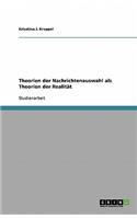 Theorien der Nachrichtenauswahl als Theorien der Realität