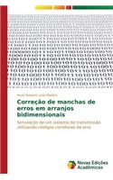 Correção de manchas de erros em arranjos bidimensionais