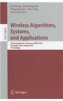 Wireless Algorithms, Systems, and Applications