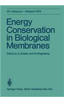 Energy Conservation in Biological Membranes