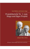 Projektbericht Nr. 1 zum Hopp-und-Jäger-Projekt: (Stand: März 2016)