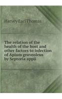 The relation of the health of the host and other factors to infection of Apium graveoleus by Septoria appii